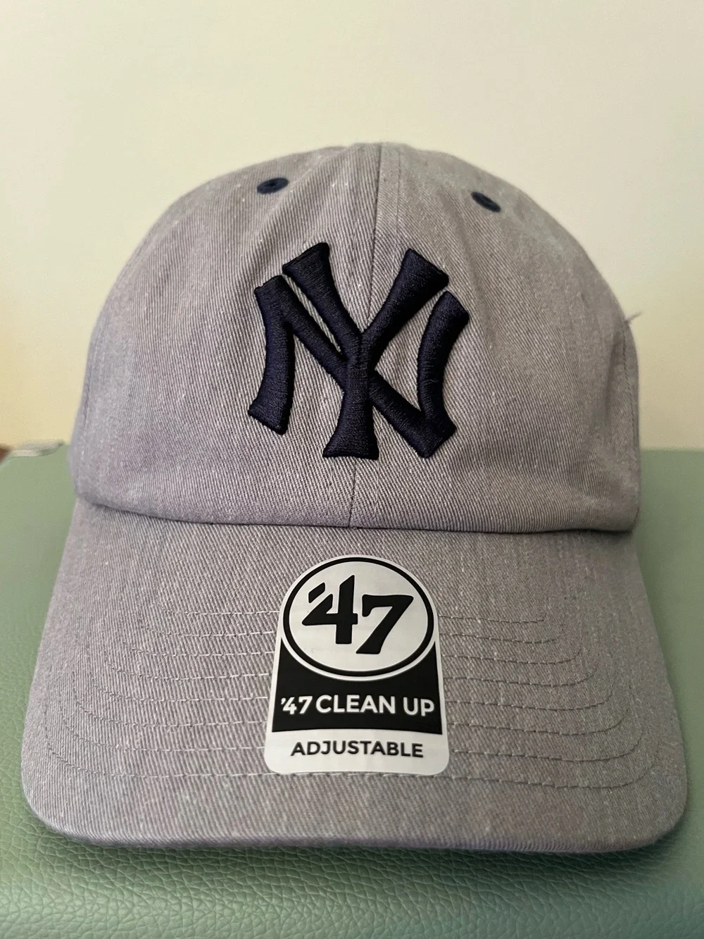 ‘47 New York Yankees Cooperstown Adjustable Gray Cap